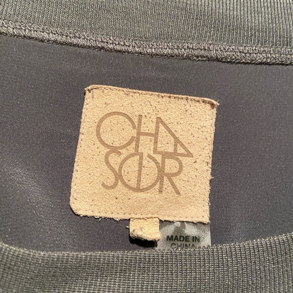 Chaser 100% silk sweatshirt. - Picture 2 of 4